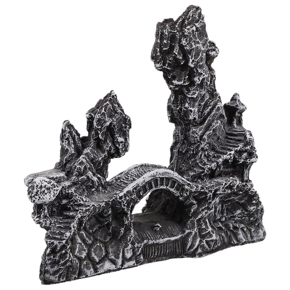 ETHZZLE Artificial Fish Tank Rockery Mountain Sculpture for Aquarium Decor