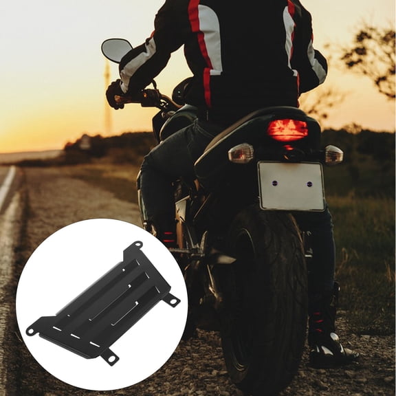 ETHZZLE Motorcycle Exhaust Baffle Heat Shield Plastic Black 1Pcs for Header Protection