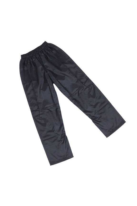Lightweight Black Protective Rain Pants for Outdoor Use Hiking Camping Cycling with Comfortable Soft Fabric
