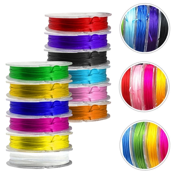 ETHZZLE Durable Plastic Lacing Cord String for DIY Bracelet and Packaging Use
