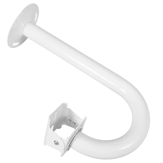 ETHZZLE White Metal Dome Camera Wall Mount Bracket with Easy Install U-Shaped Design for Security Cameras