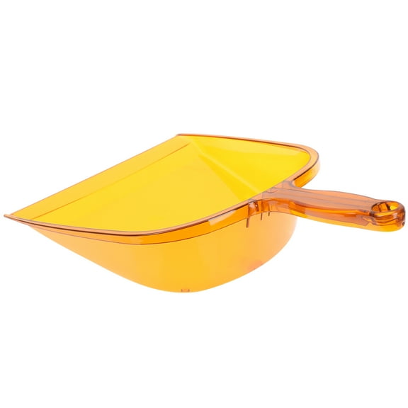 ETHZZLE Large Plastic Dustpan with Handle for Home Cleaning, Dustpan Tool, 1 Piece