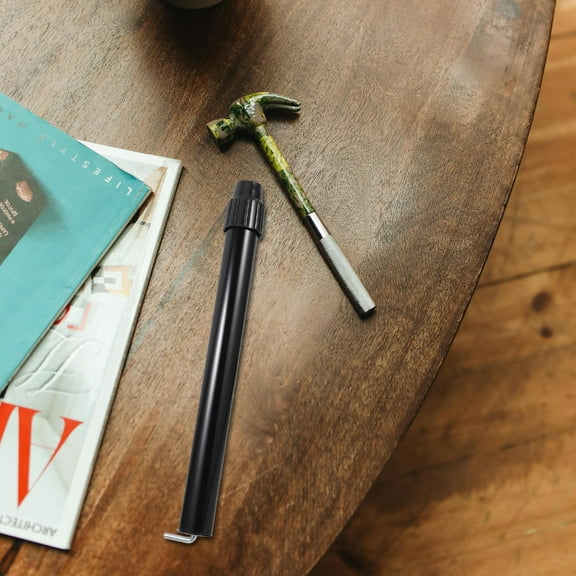 ETHZZLE Easy Install Black Standing Fan Support Rod Strong Iron Pedestal and Floor Fan Pole