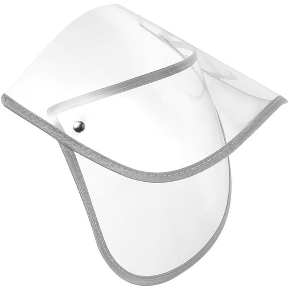 ETHZZLE Transparent Plastic Raincoat Brim Rain Shield 1 Set Cover