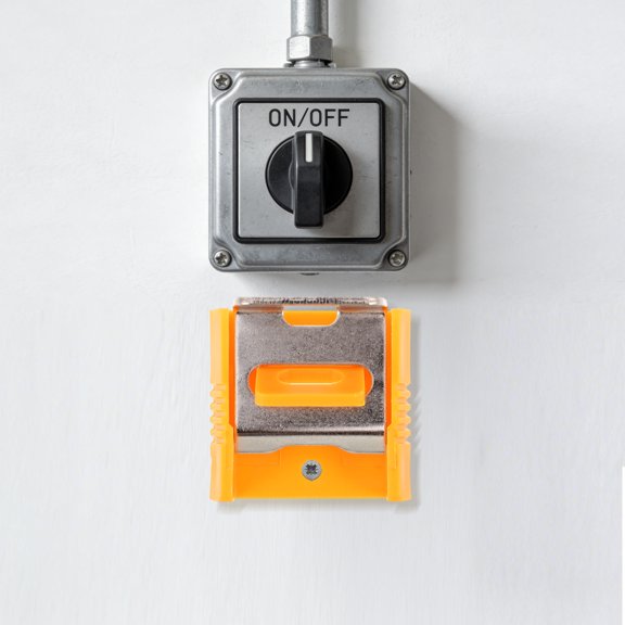 ETHZZLE Electrical Equipment Lockout Device for Industrial Cabinets Plastic Metal Rotary Switch Lock