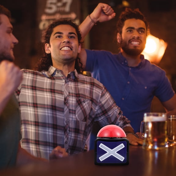 ETHZZLE Electronic Game Buzzer Plastic Sound Light Quiz Competition Key Button Responder