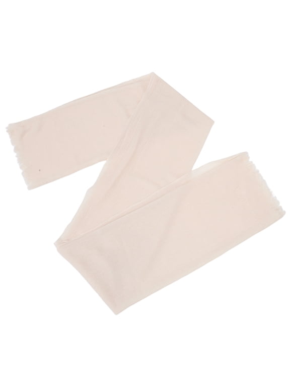 Women's Beige Cotton Linen Shawl, Soft Lightweight Wrap Scarf for Wedding, Bridesmaid, Formal Events