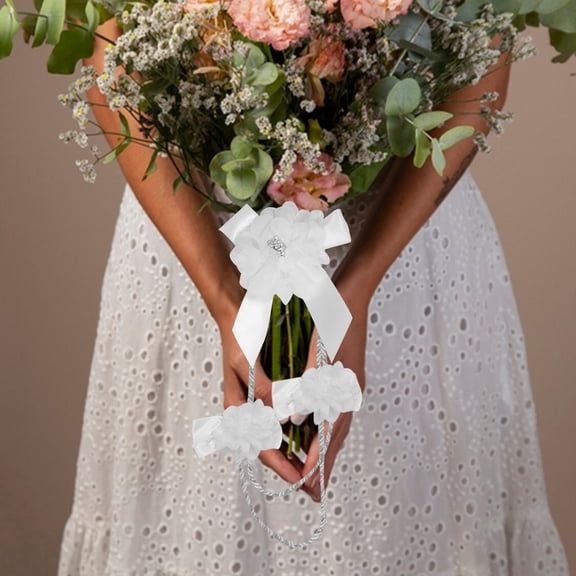 ETHZZLE Bridal Lasso White Cotton Twine Easy Installation for Wedding Ceremonies