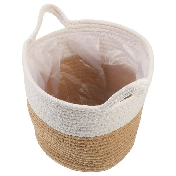 ETHZZLE Elegant Woven Storage Basket for Laundry Hamper Multi 1Set