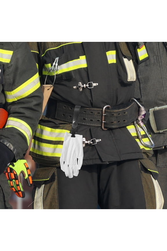 Police Glove Clip Black Metal 1Set