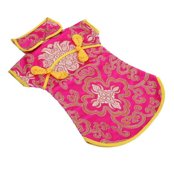 ETHZZLE Multicolor Fabric Wine Bottle Cover Decorative Wrap for Wedding and Festival Use