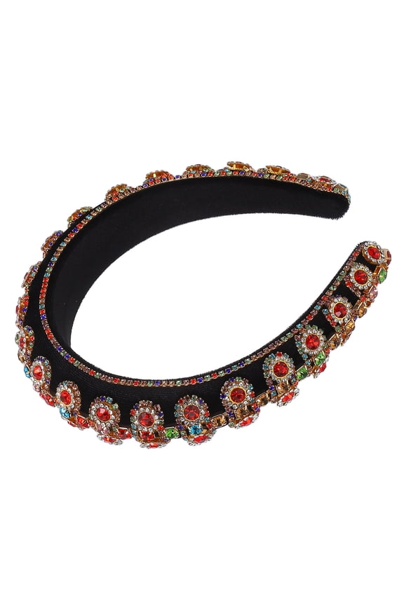 Hair Accessories for Women Rhinestone Hairband Simple Style 1Set