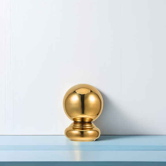 ETHZZLE Durable Stainless Steel Fence Post Finials with Golden Dome Design for Outdoor
