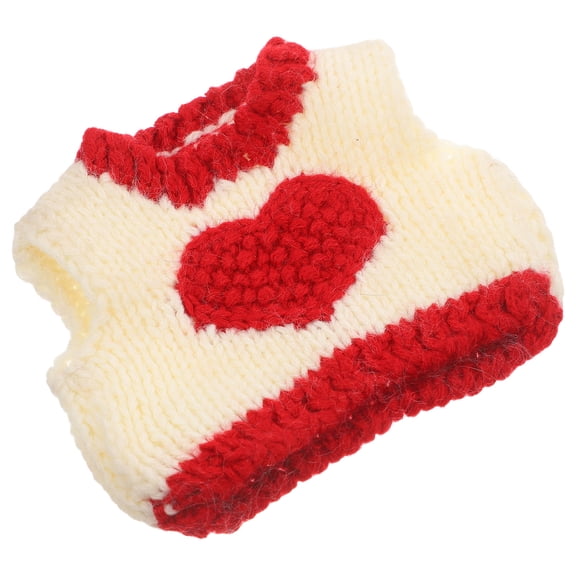 ETHZZLE Ferret Sweatshirt Warm Red Knitted Valentines Day Clothing 1Set