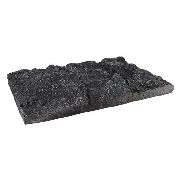 ETHZZLE Fish Tank Backing Black 3D Stone Background for Aquarium Owners 1Pack