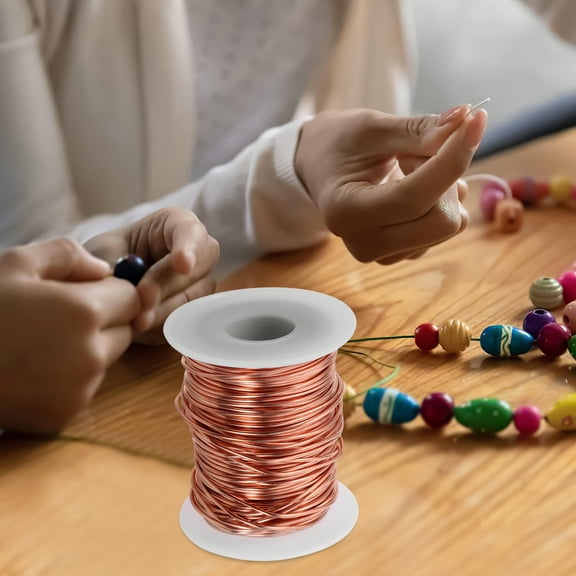 ETHZZLE Copper Thread Copper Wire Gardeners Golden Electroculture Science Projects 1 Roll