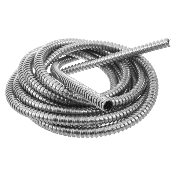 ETHZZLE Flexible Stainless Steel Cable Conduit Pipe with Weatherproof Design for Outdoor Use