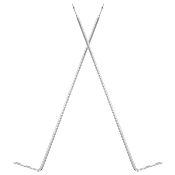 ETHZZLE Floor Mop Parts 1 Pair Mop Braces Stainless Steel Silver for Home and Floor Cleaning