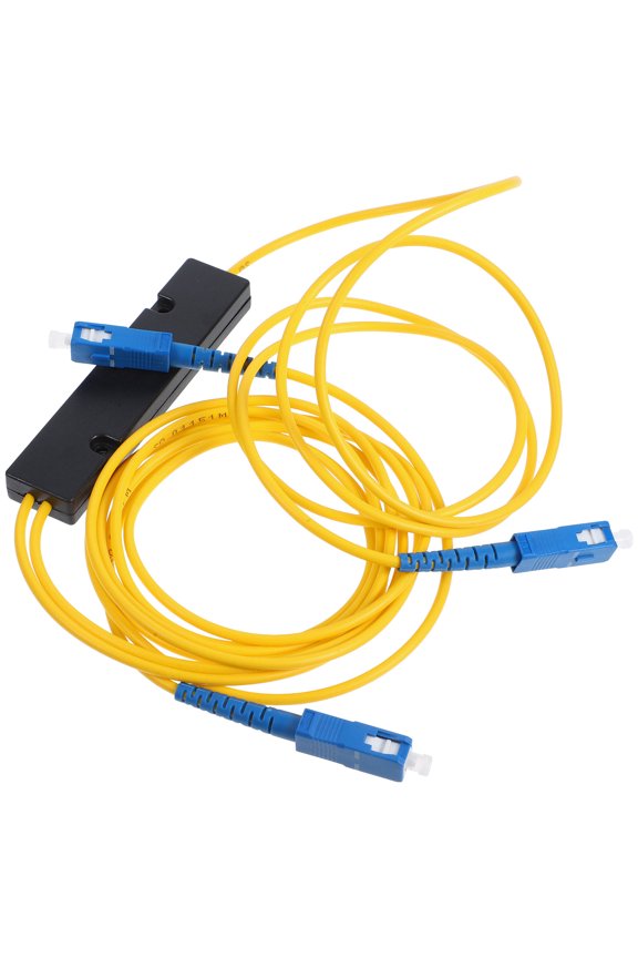 Fusion Splicer Optical Splitter 1Pcs Yellow PP for Home and Office