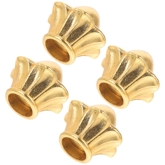 ETHZZLE 4-Pack Decorative Metal Floor Lamp Finial Knobs for Lampshades, Stylish Replacement Accessories