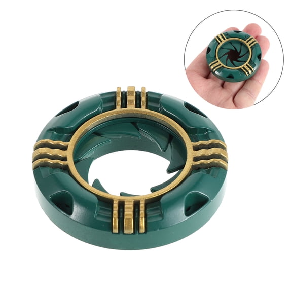 ETHZZLE Green Car Push Button Start Cover Alloy Ignition Protector for Dashboard