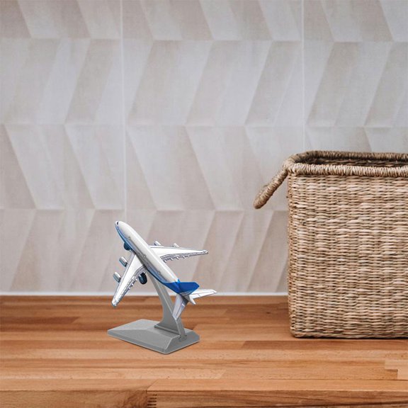 ETHZZLE Easy Assemble Grey Plastic Plane Model Display Stand Sturdy Support Base for Desk