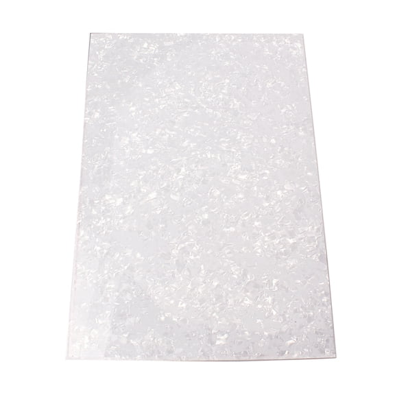 ETHZZLE White Guitar Pickguard Sheet for Custom Bass and Acoustic Guitar Scratch Plate Replacement Material
