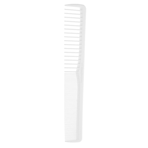 ETHZZLE Hair Comb White ABS Material Anti Static Teeth Barber Comb for Hair Care