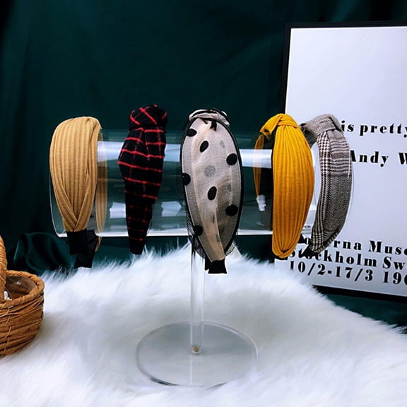 ETHZZLE Headband Display Hanger Headband Display Stand Transparent Acrylic 1Pcs