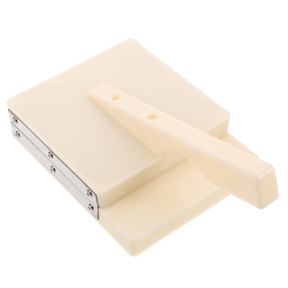 ETHZZLE Multifunctional Dumpling Skin Press Mold Tool for Kitchen Use Crafted with ABS and Stainless Steel in Beige