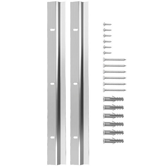 ETHZZLE Hanging Bracket 1Set French Cleat Hanger Heavy Duty Iron for Wall Decorations and Paintings 11.8x1.3x0.2in