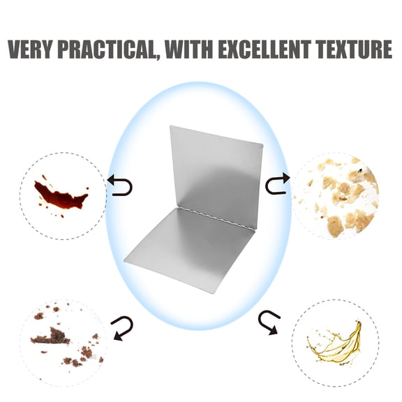 ETHZZLE Silver Metal Splatter Screen for Frying Pan Multipurpose Kitchen Shield