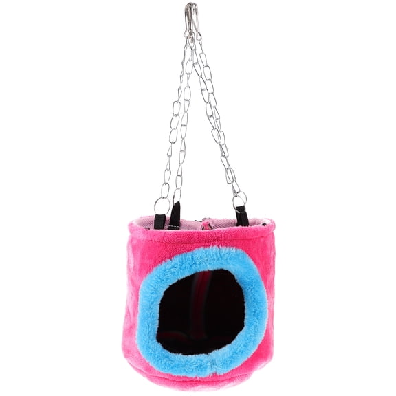 ETHZZLE Squirrel Chinchilla Cotton Hammock Hanging Cave Hut for Small Animal Warmth