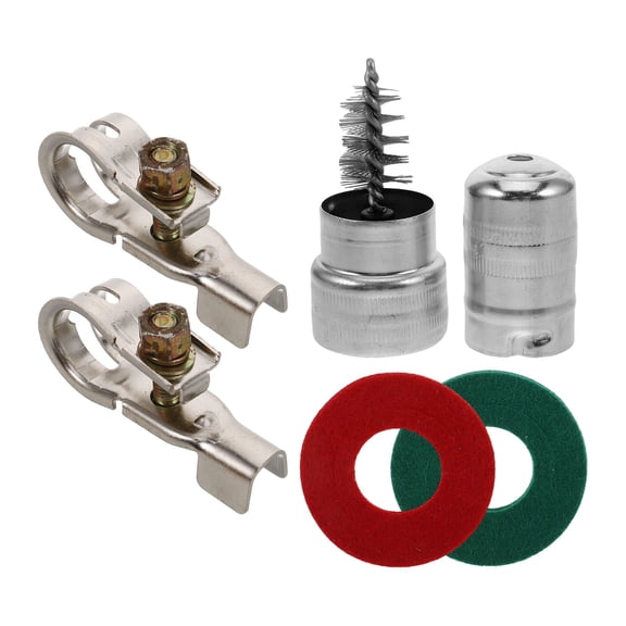 ETHZZLE Auto Battery Terminal Connector Brass Tin Plated for Car and Motorcycle Wire Connections