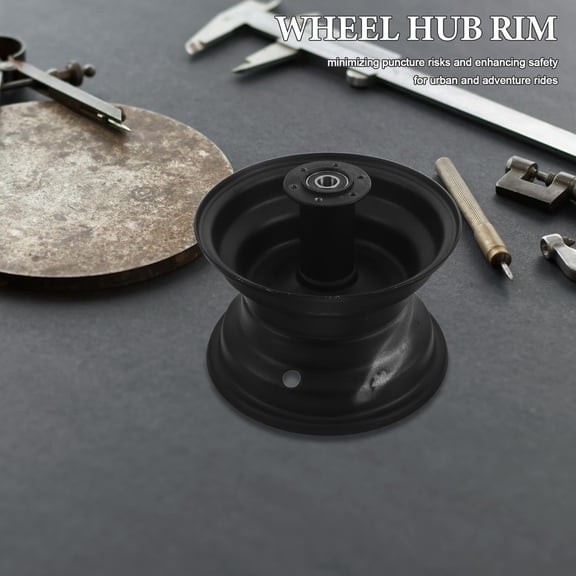 ETHZZLE Heavy Duty Electric Scooter Wheel Hub with Iron Construction and Sealed Bearing Front Hub