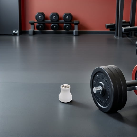 ETHZZLE Machine Replacement Wheel with Plastic U Groove Pulley for Smooth Gym Equipment Use