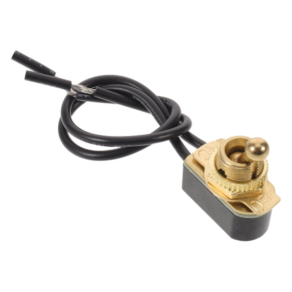 ETHZZLE Heavy Duty Toggle with 18 AWG Wire, Metal Construction for Automotive, Electrical, and Projects