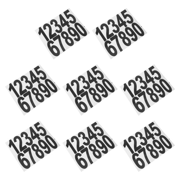 ETHZZLE Black Hollow Design Stick on Numbers for Mailbox Self Adhesive and Weatherproof