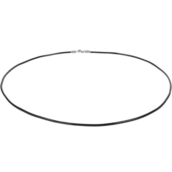 ETHZZLE Black Necklace Cord with Clasp Comfortable Skin Friendly for Pendant Use