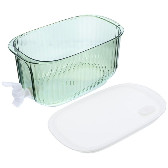 ETHZZLE Juice Container Green Plastic Sealing for Home Use 1Pack