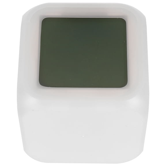 ETHZZLE Multi Functional White Alarm Clock with Calendar Countdown and Temperature Monitor