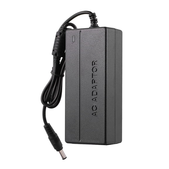 ETHZZLE 12V Power Adapter Charger with Stable Output for LED Light Bars and Monitors Black