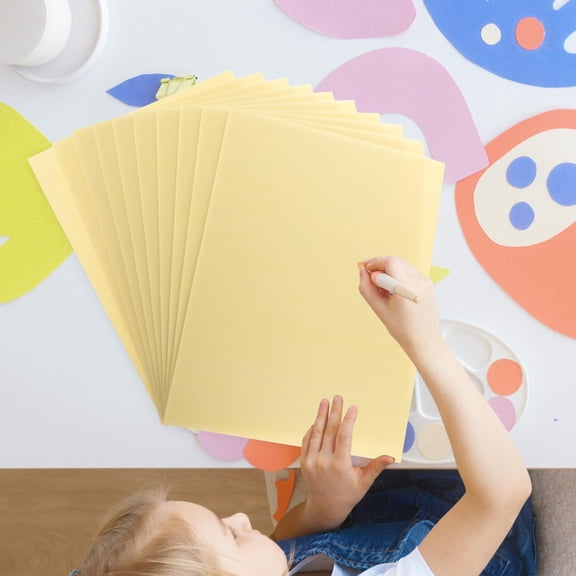 ETHZZLE Large Yellow Foam Board for Arts Blank Thick Foam Poster Board Crafting Material