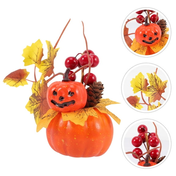 ETHZZLE Artificial Pumpkin Tsgiving Decoration Red 1Pack