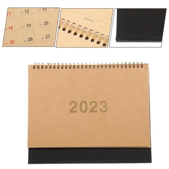 ETHZZLE Office Planner Calendar 2023 Desktop Calendar with Clear Dates and Lined Space for Scheduling