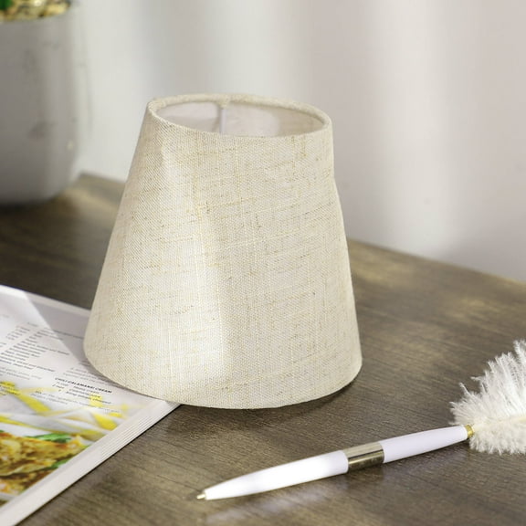 ETHZZLE Linen Lamp Shade Cover for Floor and Table Lamps, Soft Fabric Design Adds Warmth and Style to Home Decor