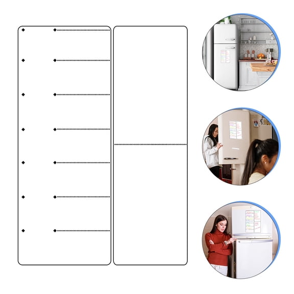 ETHZZLE Magnetic Fridge Calendar Whiteboard, and Erasable, Perfect for Home Planning