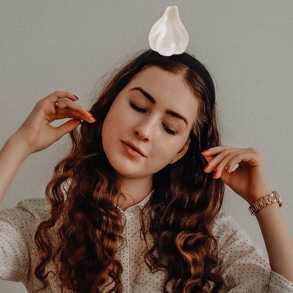 ETHZZLE Comfortable Soft Vegetable Headband for Hair Styling and Party Decoration