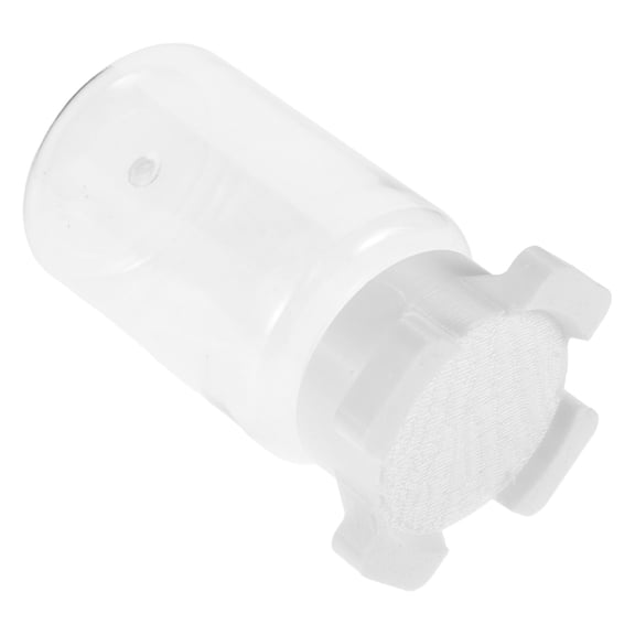 ETHZZLE Medium White Feeding Tray for Reptiles with Spill Prevention and Easy Access Base