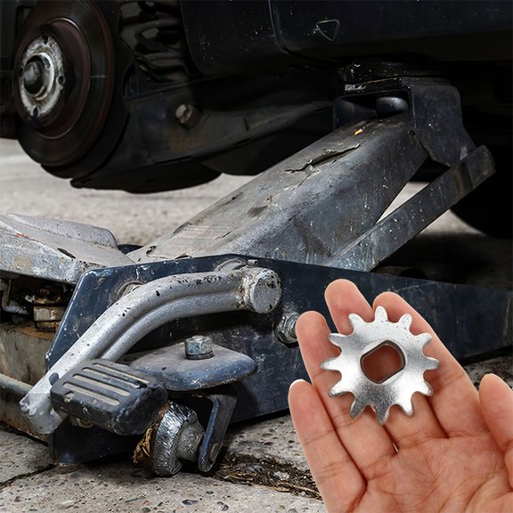 ETHZZLE Jack Gear Wheel For Construction Sites Iron 4pcs